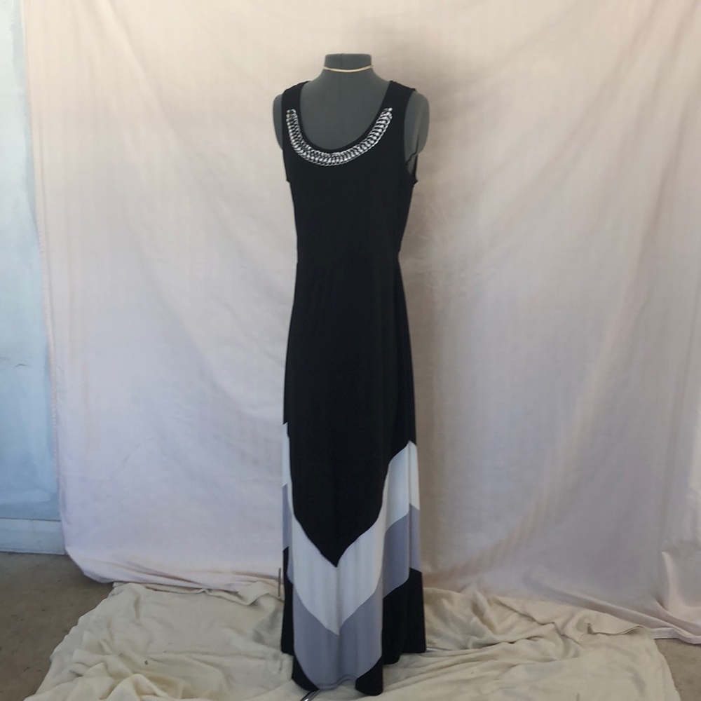 New York Jones Jersey Maxi Dress